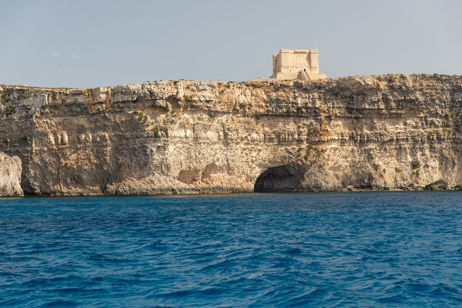 Count of Monte Cristo castle from the ocean