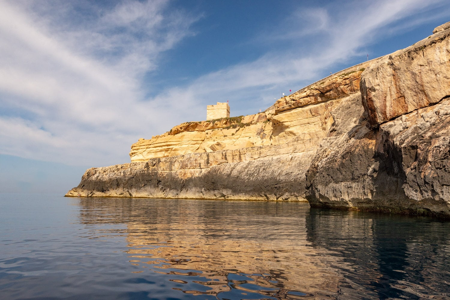Count of Monte Cristo castle from the ocean
