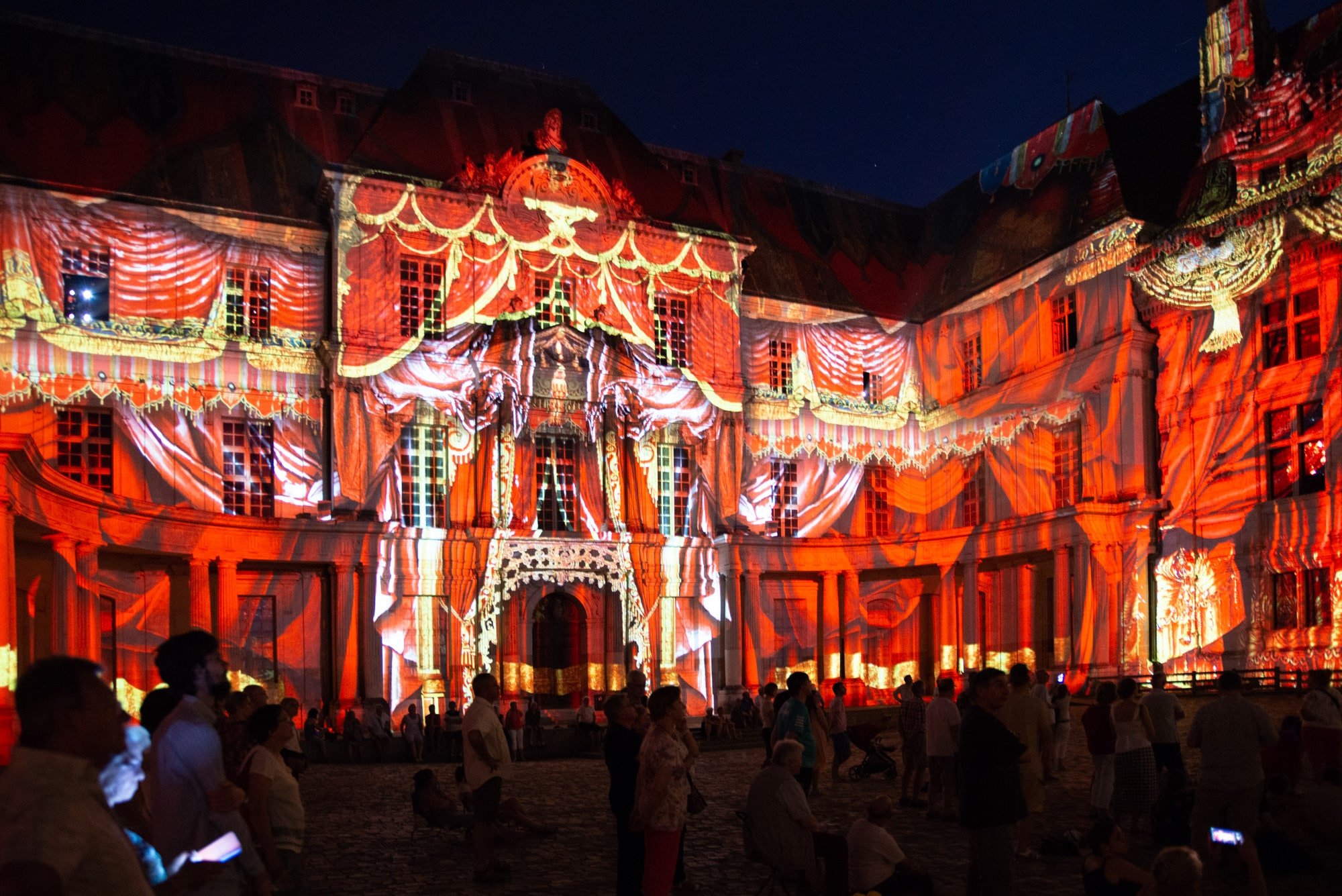 Blois Chateau light and sound show