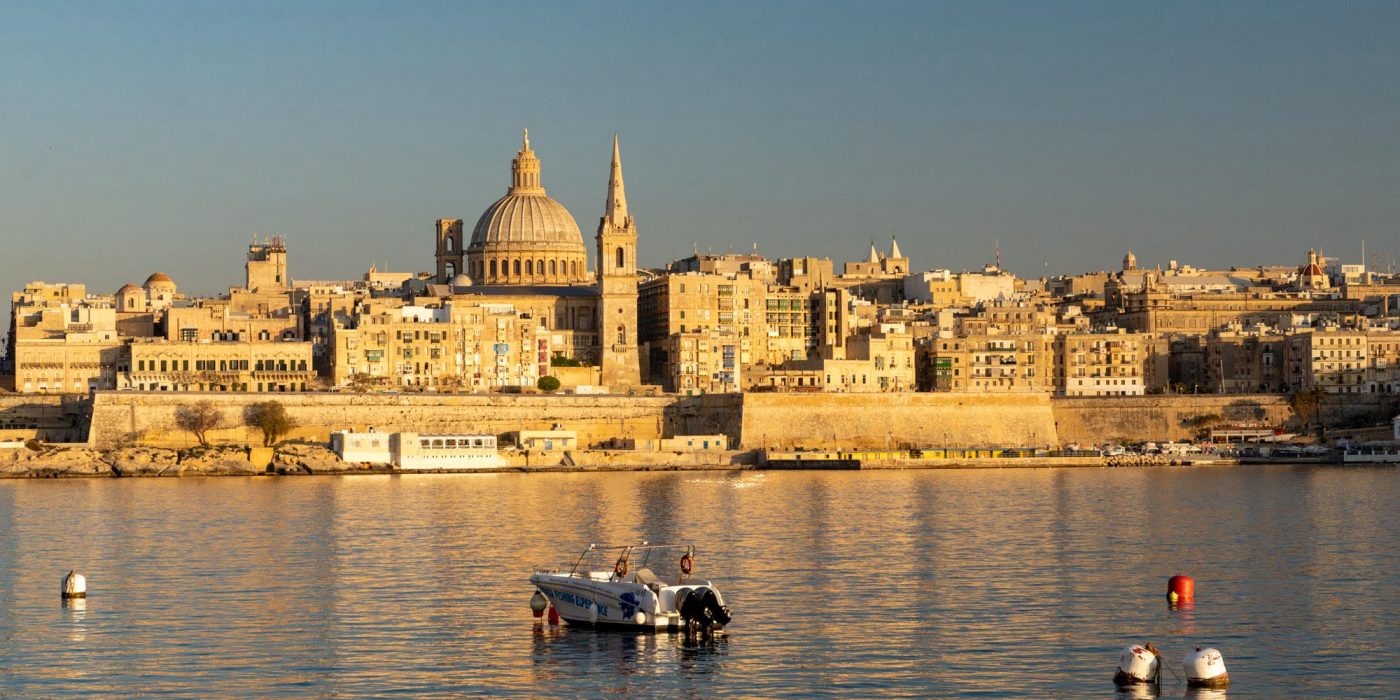 Valetta skyline golden hour-1 Valetta skyline golden hour
