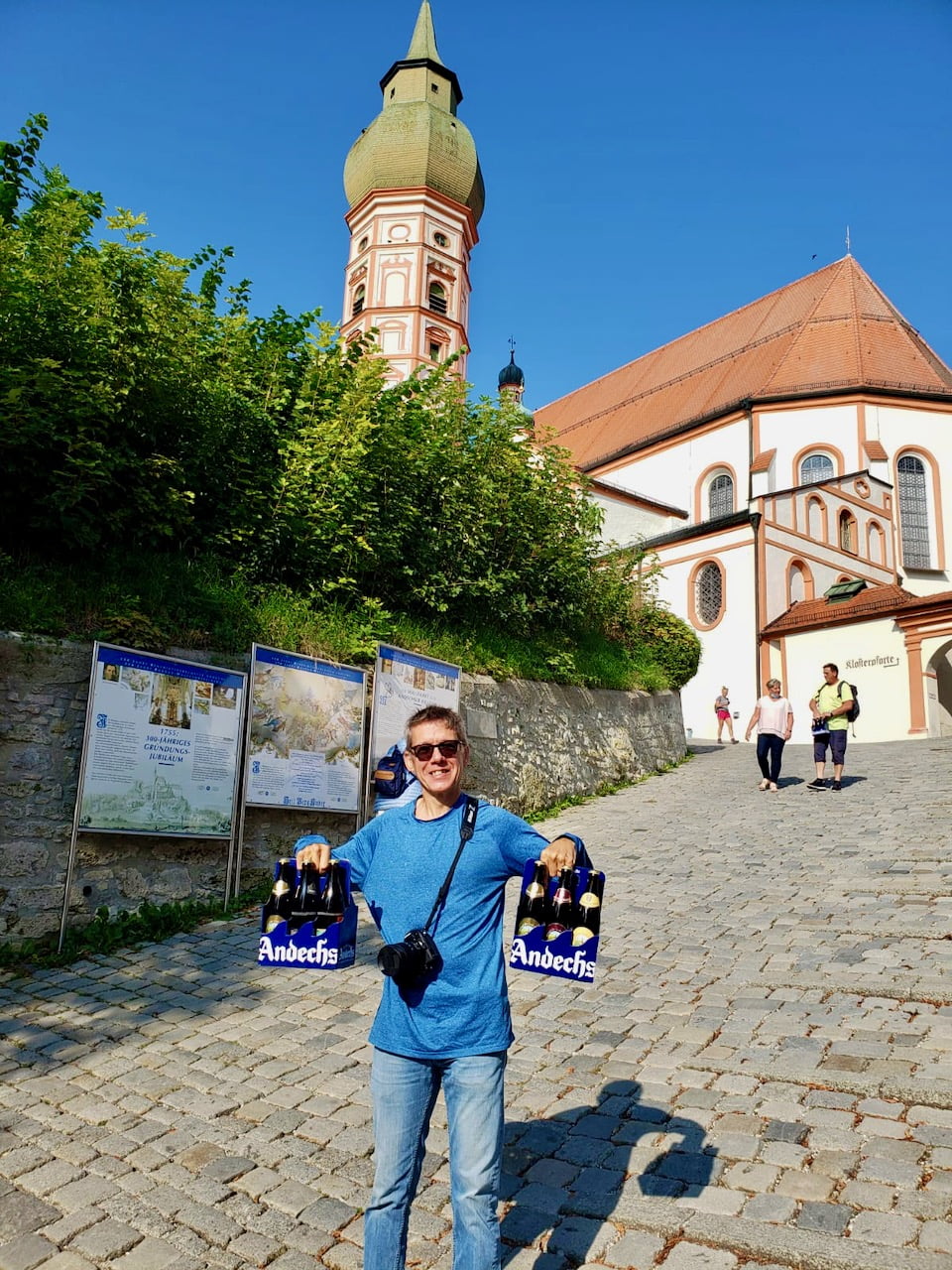 Me with Andechs beer