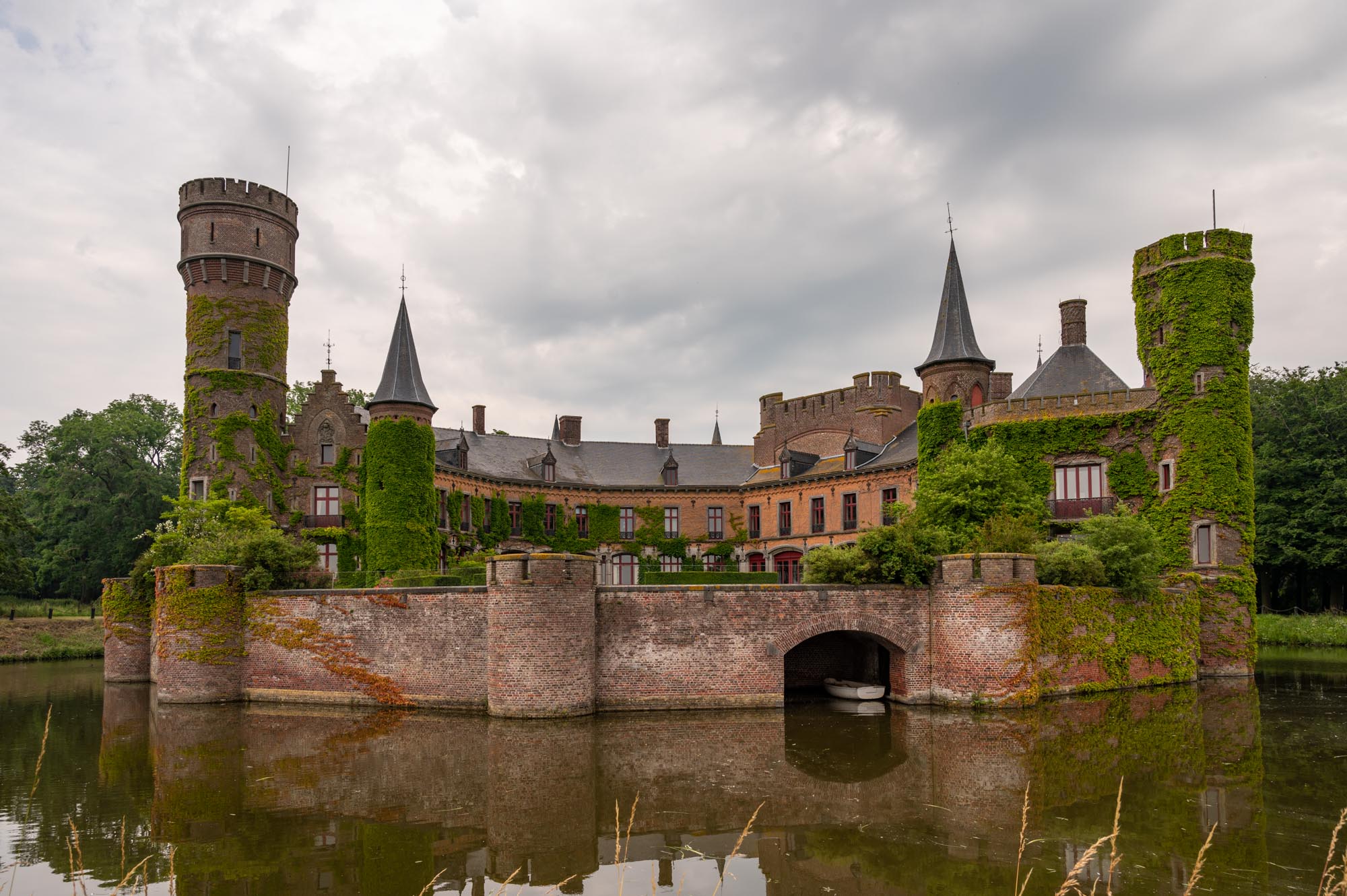 West Flanders' castle in the area of Bruges