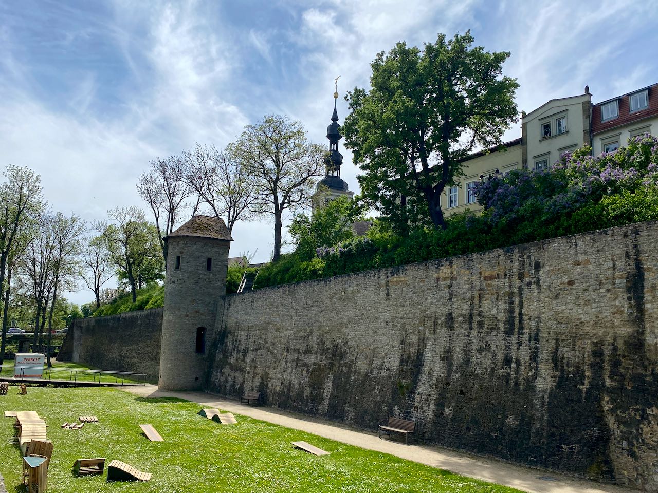 a section of the city wall