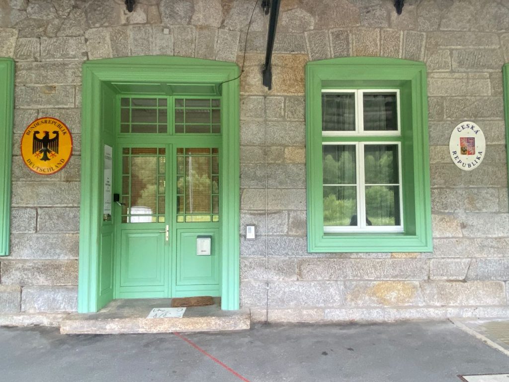 Bayerisch Eisenstein Border - 3 The Czech/German boarder at the train station