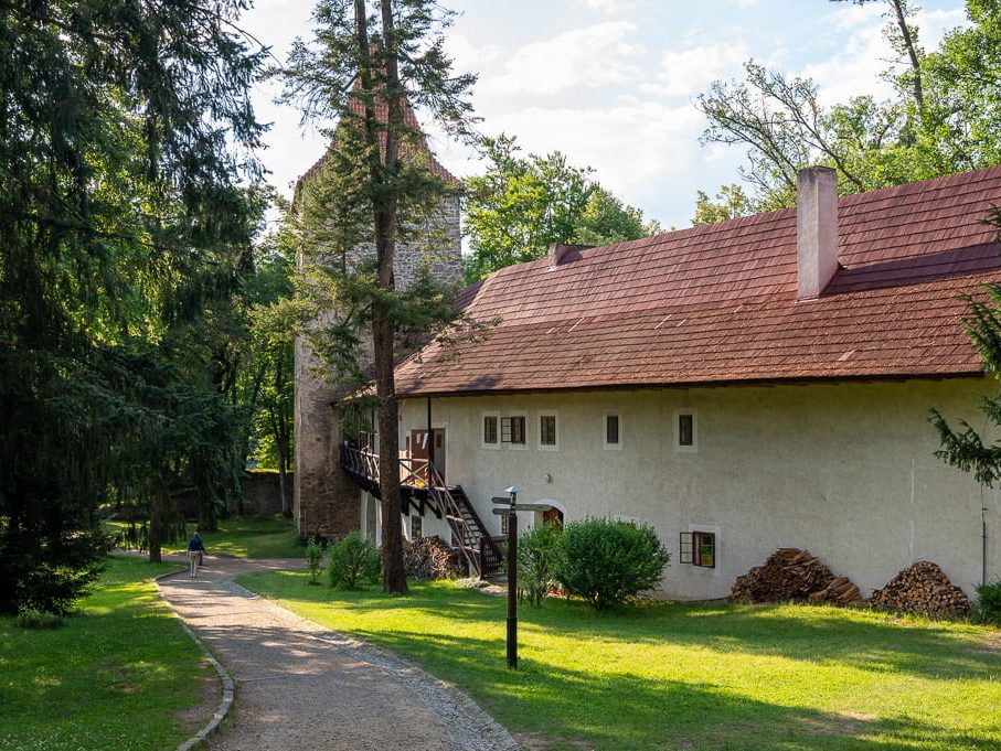Castle Zvikov-1 a building with Zvikov Castle