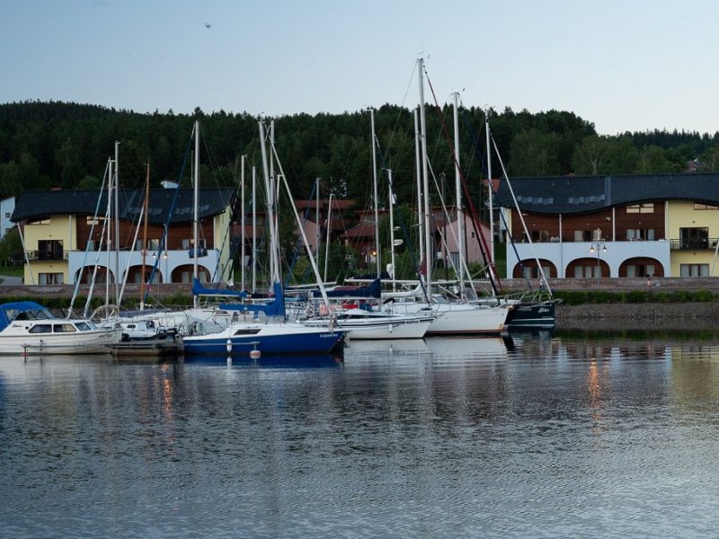 Lipno Harbor-3 Lipno harbor scene