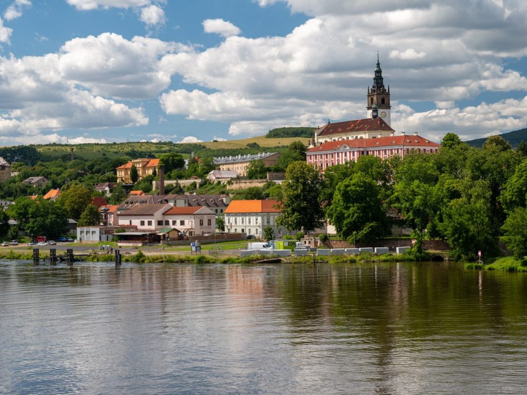 Litomerice-1 view of Litomerice from the river