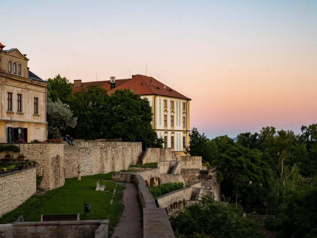 Litomerice-14 view of Litomerice's old city walls