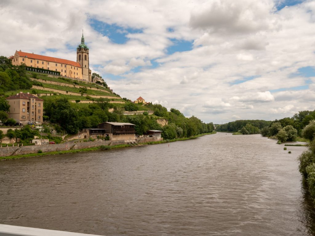 Melnik Castle-2 Melnik castle from the river