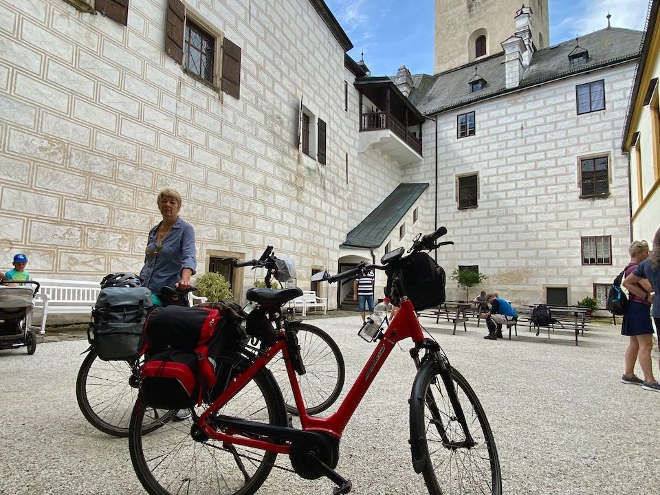 Rozmberk Castle Courtyard - 1 Rozmberk Castle Courtyard
