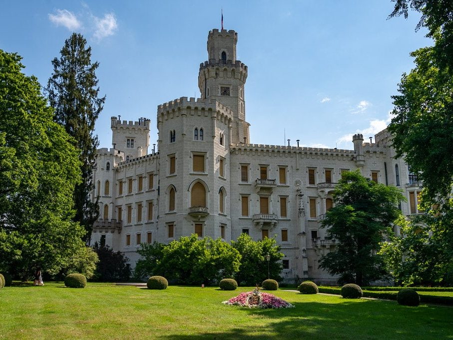 Schloss Hluboká nad Vltavou-2 Hluboká chateau exterior