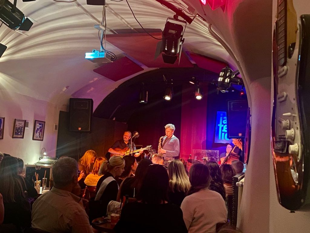 Jazz Republic band playing in the Jazz Republic