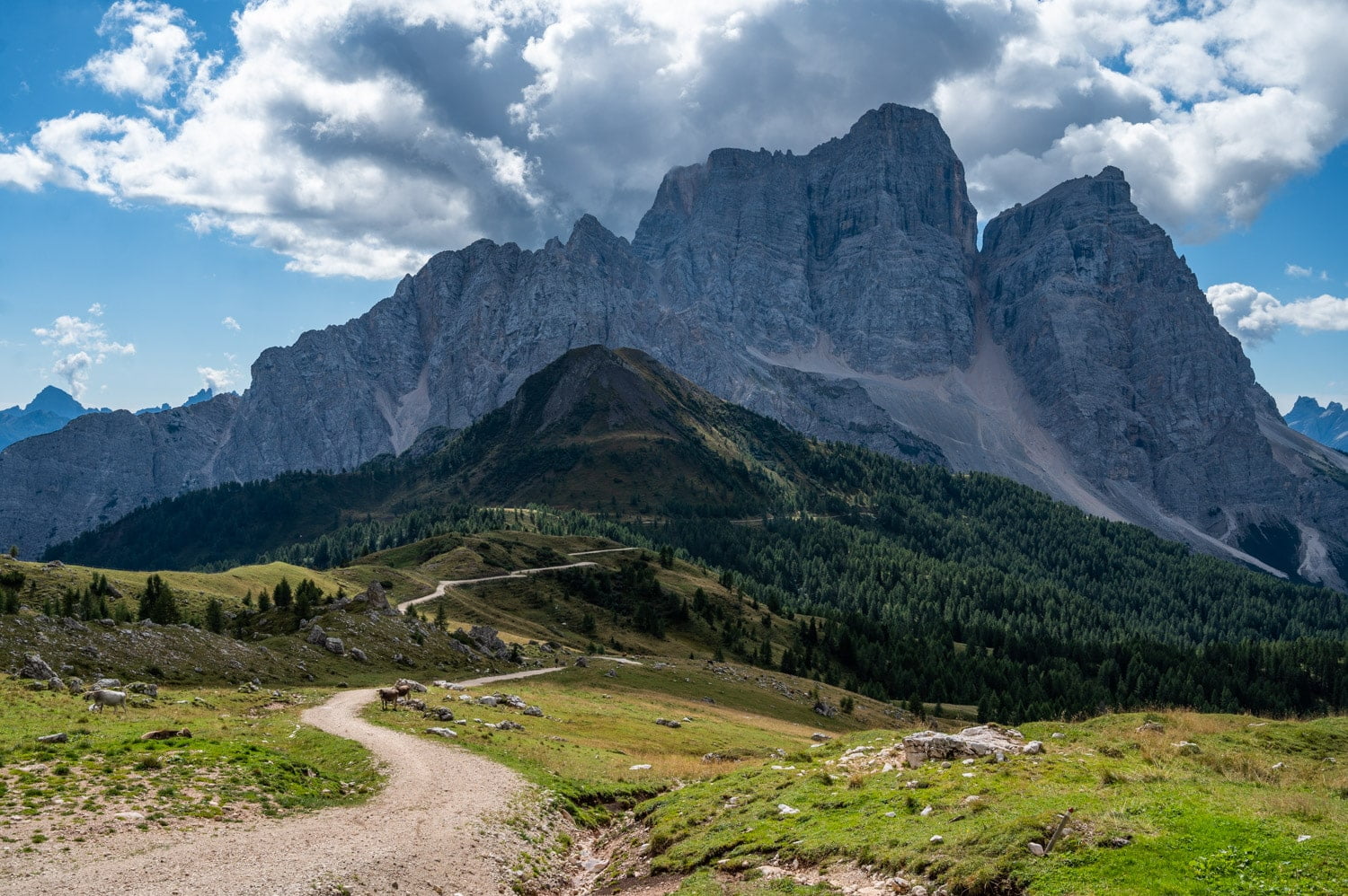 Mountain Hiking in the Dolomites