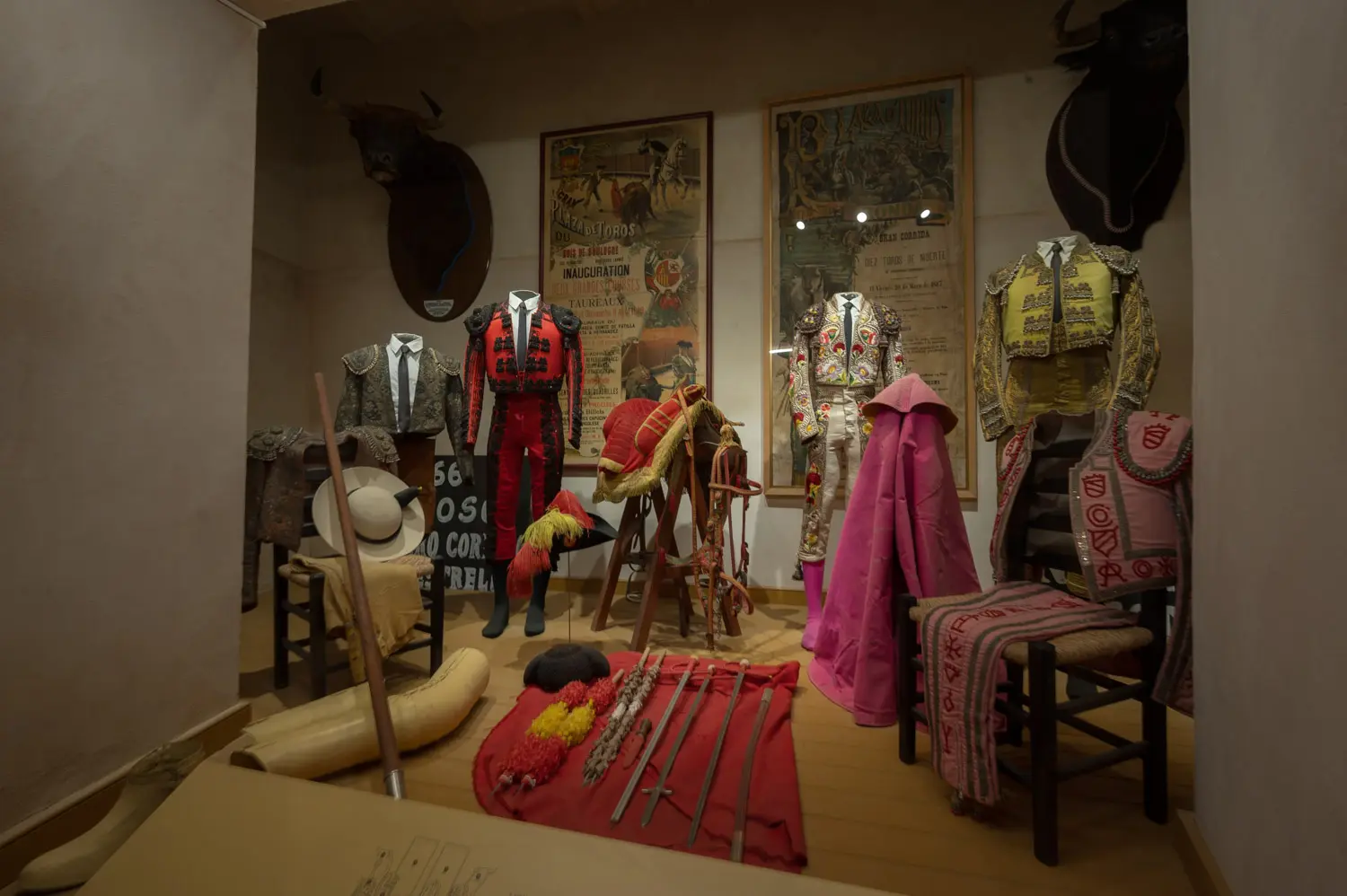Ronda Bull Fighting Museum Traditional bullfighting costumes and artifacts
