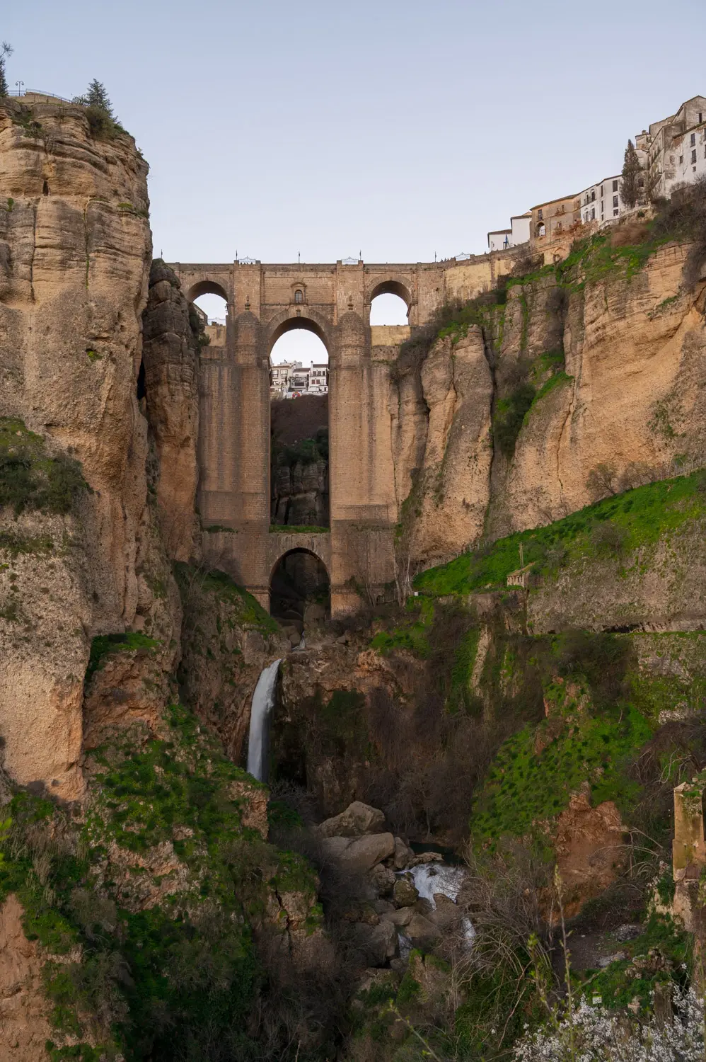 Ronda New Bridge Historic bridge over a deep gorge